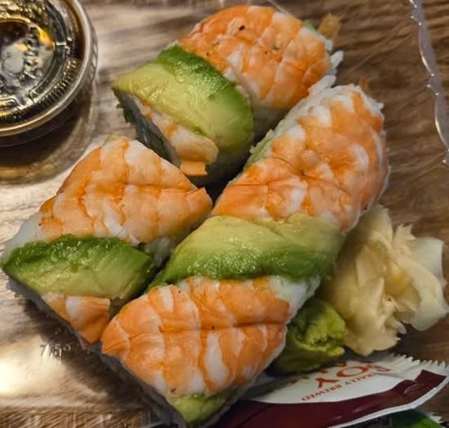 Double Shrimp Roll.